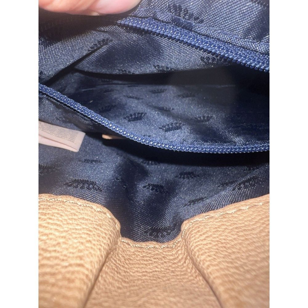 Juicy Couture Brown Goat Leather Fringe Crossbody Purse - Picture 13 of 13